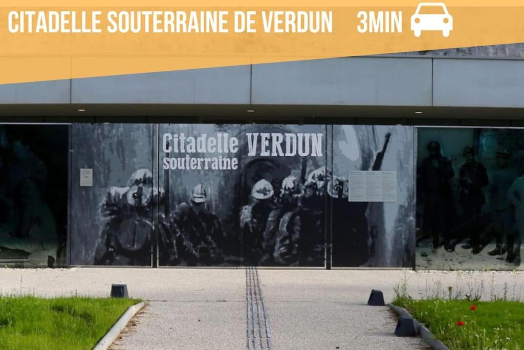 La Vue Sur La Digue Apartamento Verdun-sur-Meuse Exterior foto
